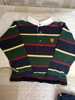 2 Camisas Polo Niño Talla 5-6 Años