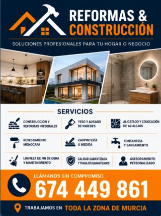 REFORMAS Y CONSTRUCCIÓN MURCIA