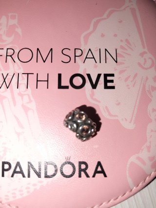 Charm Pandora Plata Circonitas Marrones