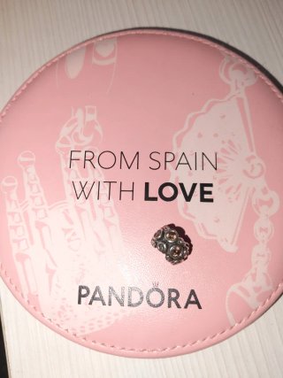 Charm Pandora Plata Circonitas Marrones