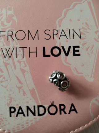 Charm Pandora Plata Circonitas Marrones