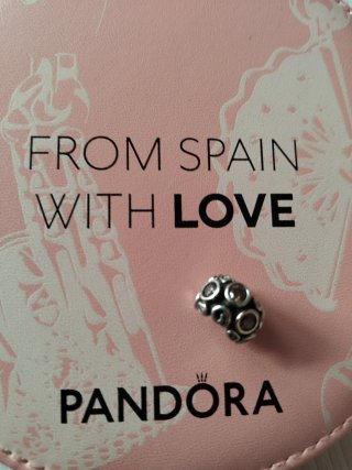 Charm Pandora Plata Circonitas Marrones