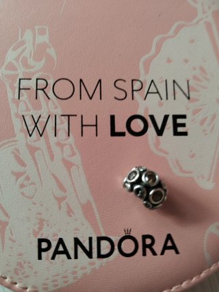 Charm Pandora Plata Circonitas Marrones