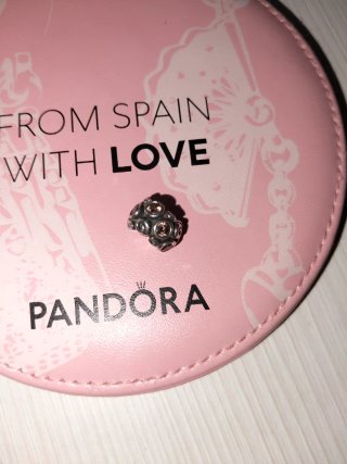 Charm Pandora Plata Circonitas Marrones