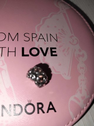 Charm Pandora Plata Circonitas Marrones