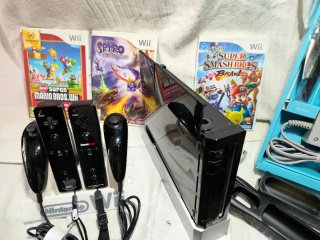Consola Nintendo Wii Negra Completa + Accesorios