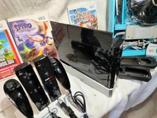 Consola Nintendo Wii Negra Completa + Accesorios