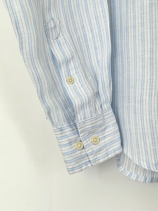 Camisa Lino Verano Scalpers Azul Cielo Talla M