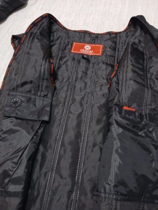 Chaqueta de piel talla L ARMURE con protecciones