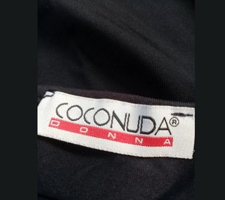Top Coconuda donna nero con strass