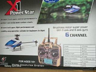 Helicóptero WLtoys V977 RTF 6CH