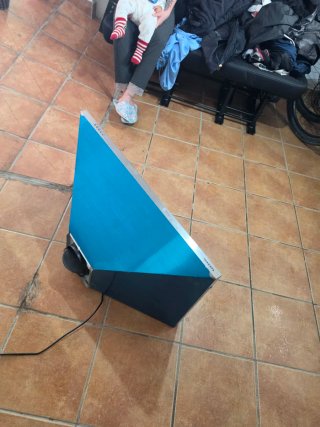 Campana Extractora Taurus Azul/Inox