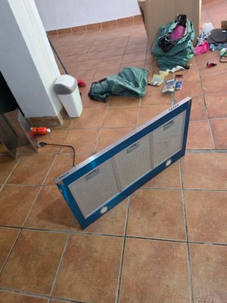 Campana Extractora Taurus Azul/Inox