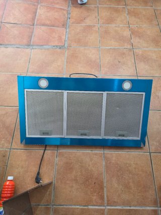 Campana Extractora Taurus Azul/Inox