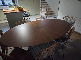 Mesa comedor Kave Home madera 200x100