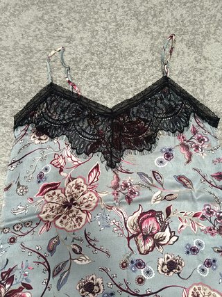Top lencero estampado Zara