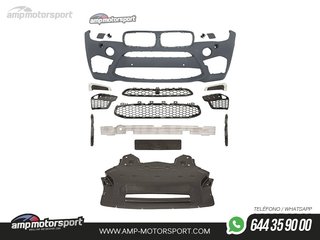 PARAGOLPES DELANTERO BMW X6 F16 LOOK X6M CON PDC/SRA