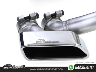 DIFUSOR TRASERO MATE BMW SERIE 5 F10/F11 + CONVERSIÓN A DOS SALIDAS V8