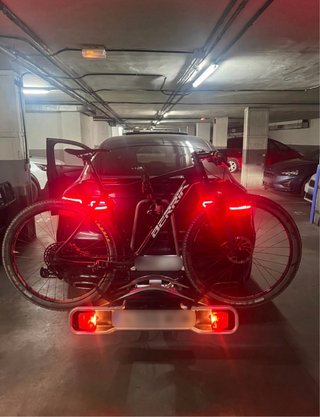 Portabicicletas de bola para coche