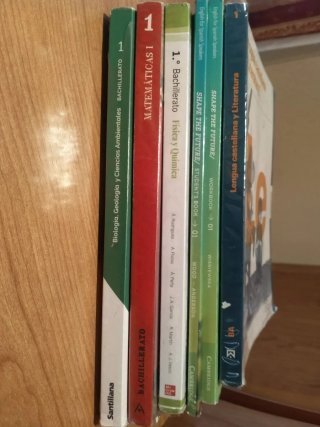 Libros 1° Bachillerato.