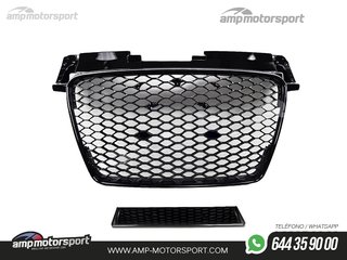 PARRILLA DELANTERA LOOK RS PARA AUDI TT 8J 2006-2012 NEGRO BRILLO