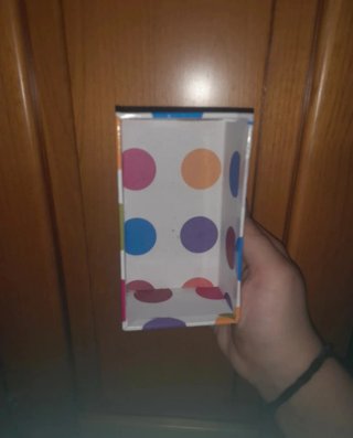 Caja de joyas con lunares