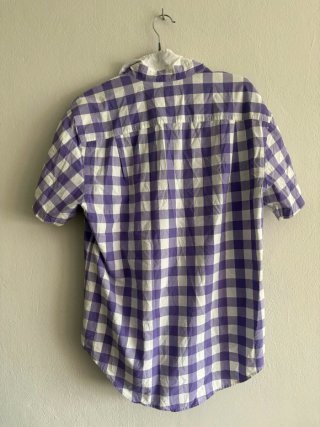 Camisa Pedro del Hierro cuadros morado/blanco
