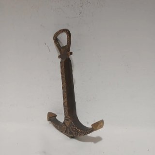 Antico apribottiglie e cavatappi in ottone