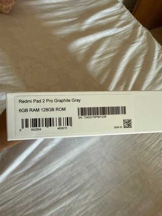 Redmi Pad 2 Pro 128GB Gris SIN ABRIR