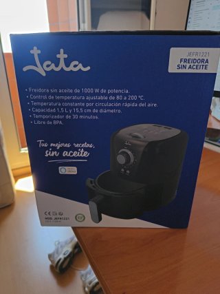Freidora de Aire Jata JEFR1221 SIN ACEITE