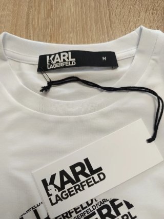 Camiseta Karl Lagerfeld Blanca Talla M