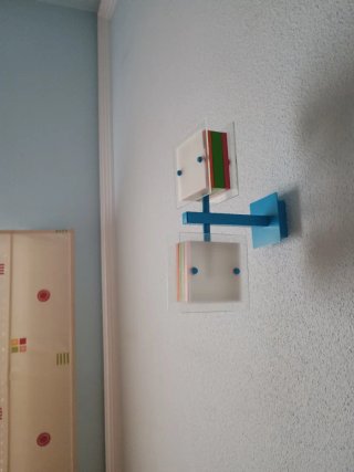 Lámpara de techo moderna azul