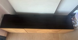 Mueble TV IKEA Bestå Negro/Madera