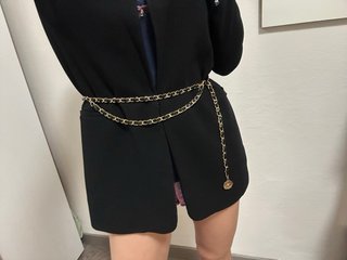 Cintura Chanel Oro y Negro