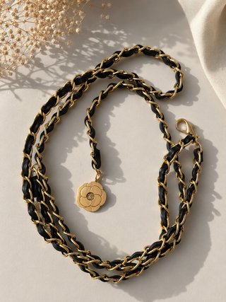 Cintura Chanel Oro y Negro