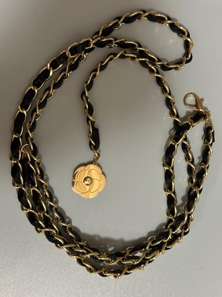 Cintura Chanel Oro y Negro
