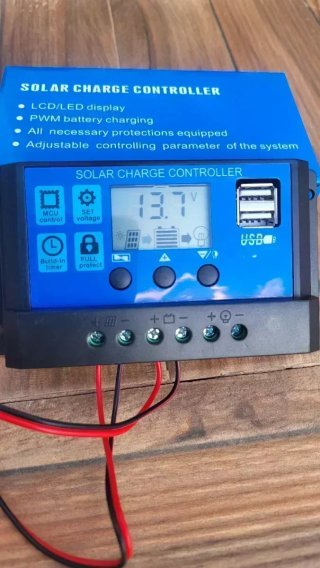Kit solar carga de batería placa y regulador