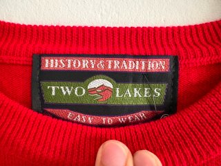Jersey Rojo Two Lakes Vintage
