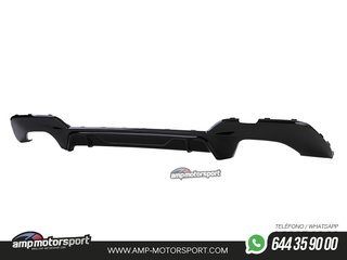 DIFUSOR TRASERO PARA BMW SERIE 3 G20 G21 + COLAS DOBLES CROMADAS