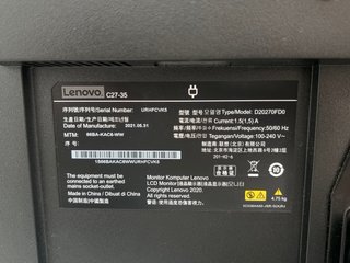 Monitor Lenovo C27-35 27”FHD 75hz, perfecto estado