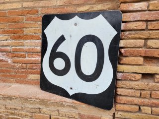 Señal Carretera Americana 60