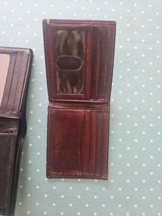 Lote 4 Carteras Piel de Hombre de Marrón y Negro