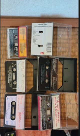 Lotto 6 musicassette lirica italiana