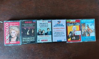 Lotto 6 musicassette lirica italiana
