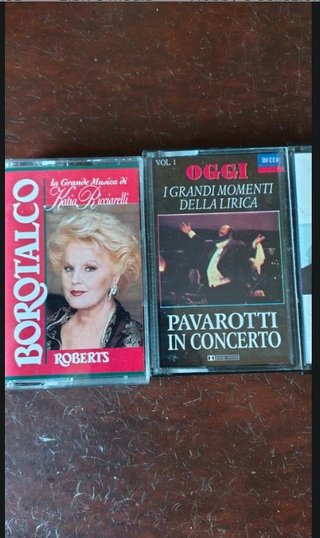 Lotto 6 musicassette lirica italiana
