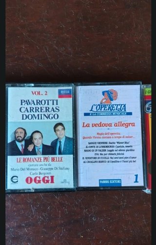 Lotto 6 musicassette lirica italiana