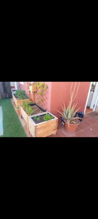 Jardineras Huerto Urbano Madera