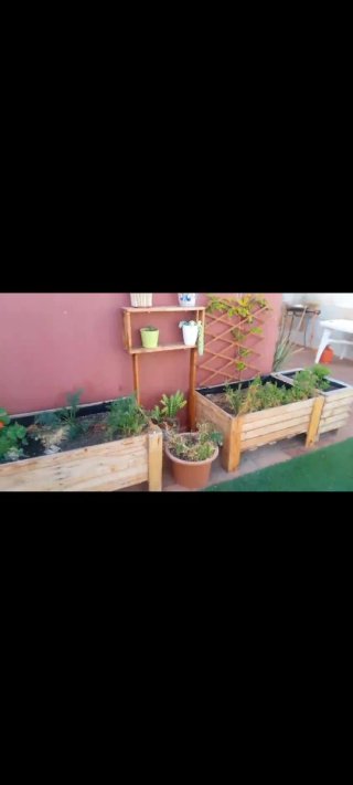 Jardineras Huerto Urbano Madera
