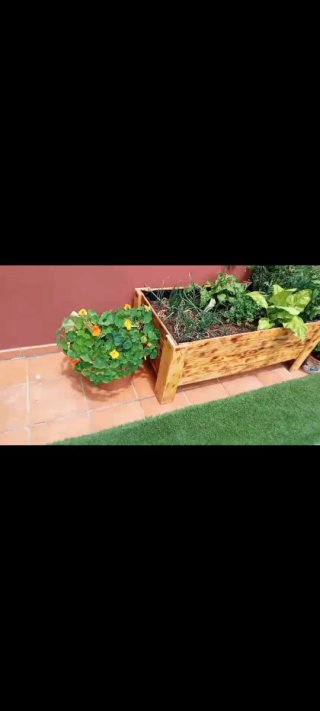 Jardineras Huerto Urbano Madera