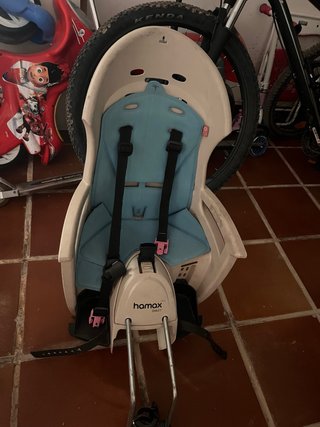 Silla Hamax Smiley Azul para Bici